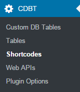 CDBT管理コンソール - ショートコード管理