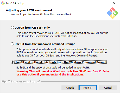 Adjusting your PATH environment