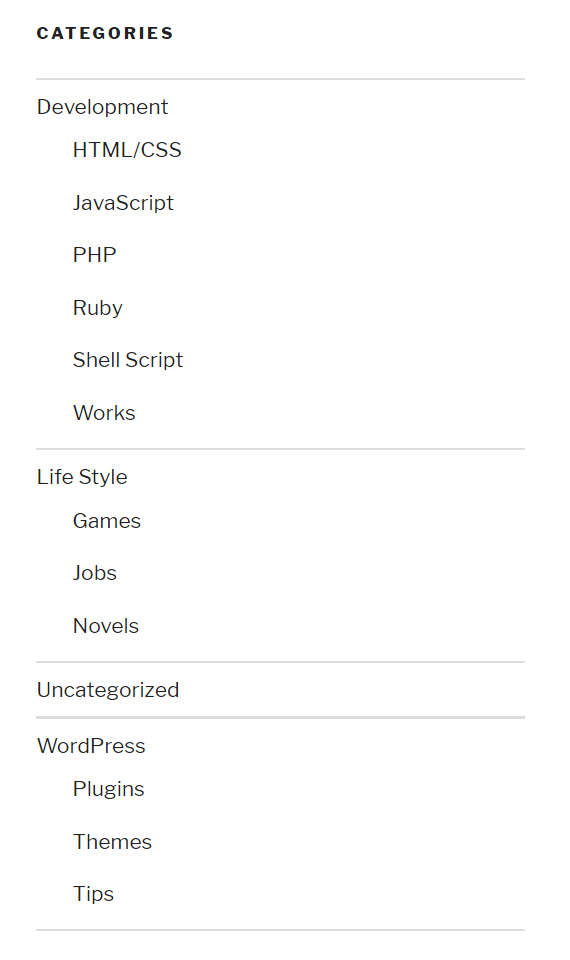 フロントエンド・並び替え前