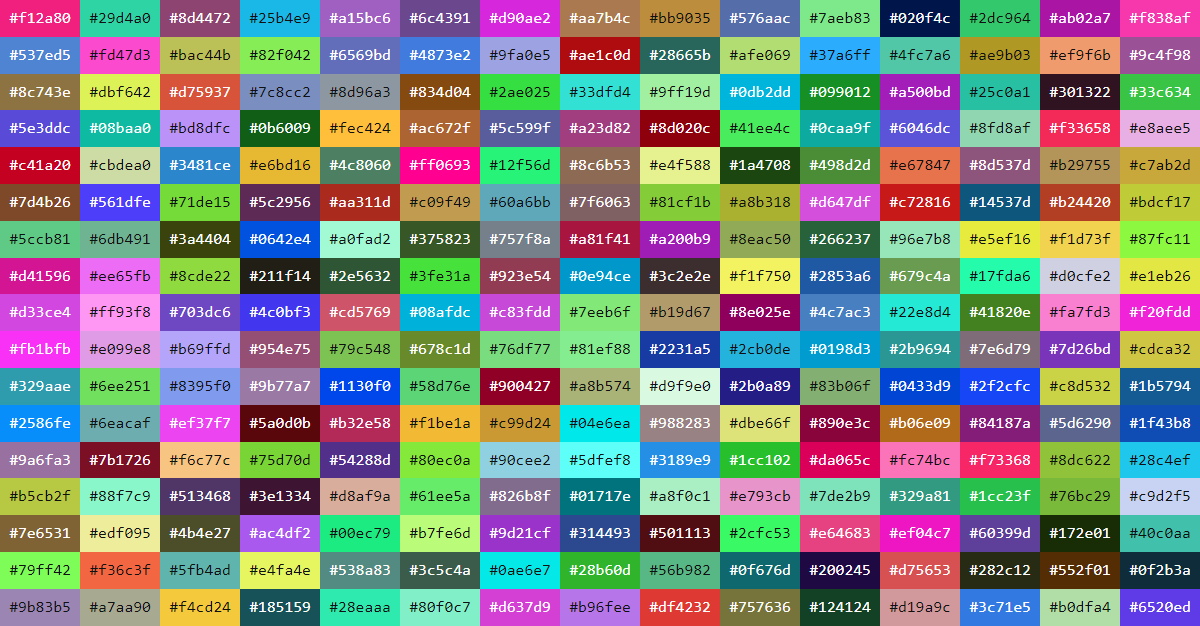 Random Colors Sample